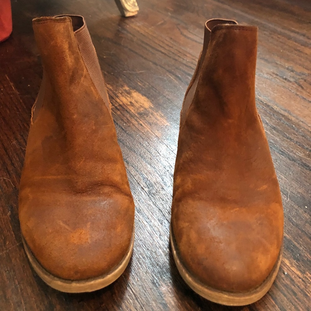 Brown leather Booties